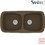 Sanitec Classic 319 Επικαθήμενος Νεροχύτης Γρανίτη Ματ Granite Rust 93x51cm