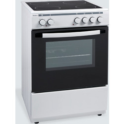 Robin BN-65 White Κουζίνα Ηλεκτρική 65lt με Κεραμικές Εστίες 60cm