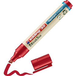 Edding 32 EcoLine Flipchart Marker Red (4-32002) (EDD4-32002)