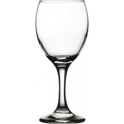 Pasabahce Σετ Ποτήρια Κρασιού Γυάλινα Κολωνάτα Imperial 198ml 12τμχ PAS.44705