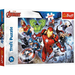 Παιδικό Puzzle Trefl Marvel Brave Avengers 200 Κομμάτια