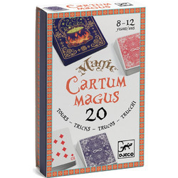 Djeco Σετ 20 μαγικά τρικ με τράπουλες Cartum Magus