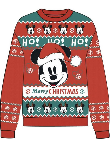 MICKEY - Ho! Ho! Ho! Merry Xmas - Christmas Jumper (2XL)