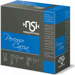 Nobel Sport Percoroso Caccia Φυσίγγια Συγκέντρωσης 12Cal 70mm 36gr 25τμχ