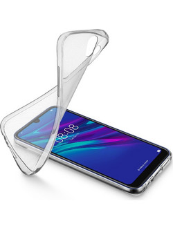 Cellular Line Soft Back Cover Silicone for Huawei Y6P 2019 transparent