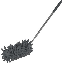 Φτερό microfiber με τηλεσκοπική λαβή 28-75cm ανθρακίτη MEN360AT (συσκευασία 24 τμχ)