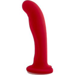 Blush Temptasia Jezebel Crimson Dildo με Βεντούζα 15cm Κόκκινο