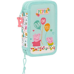Safta Peppa Pig Cosy Corner Κασετίνα Γεμάτη με 3 Θήκες Μπλε 412290854