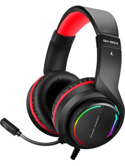Marvo Xtrike GH-903 Gaming Headset Over Ear Black Red
