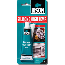 BISON HIGH TEMP ΣΙΛΙΚΟΝΗ ΘΕΡΜΟΚΡΑΣΙΑΣ-ΦΛΑΝΤΖΟΚΟΛΛΑ ΚΟΚΚΙΝΗ 60ml 66528