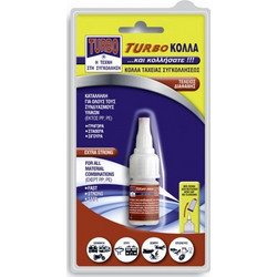 TURBO - BOND ΚΟΛΛΑ ΥΓΡΗ ΤΑΧΕΙΑΣ ΣΥΓΚΟΛΛΗΣΗΣ ΔΙΑΦΑΝΗΣ 10gr 98810