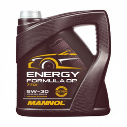Mannol 7701 Energy Formula OP Συνθετικό Λάδι Αυτοκινήτου 5W-30 4lt