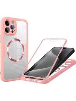 Techsuit ColorVerse 360 MagSafe Series - θήκη για Apple iPhone 16 Pro - Ροζ