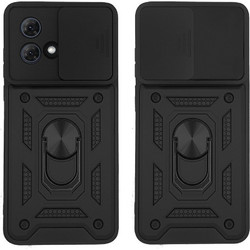 Sonique Ring Armor CamPro Θήκη Μαύρο (Motorola Moto G84 5G)