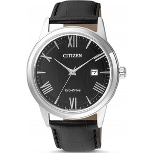 Citizen Eco-Drive Ανδρικό Ρολόι Solar με Μαύρο Δερμάτινο Λουράκι AW1231-07E Citizen Eco-Drive Ανδρικό Ρολόι Solar με Μαύρο Δερμάτινο Λουράκι AW1231-07E