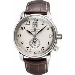 Zeppelin LZ 127 Count Ανδρικό Ρολόι με Καφέ Δερμάτινο Λουράκι 7644-5