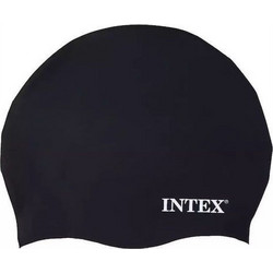 Intex Σκουφάκι Κολύμβησης από Σιλικόνη Μαύρο Ηλικία 8+