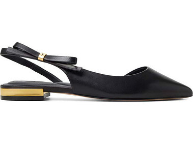 Flats Jaynebo Leather Bow Flats 278975 black