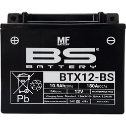 BS Μπαταρία Μοτοσυκλέτας BTX12-BS 10Ah