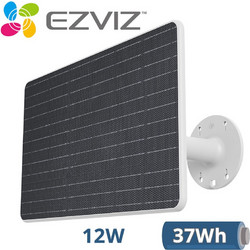 EZVIZ CS-PBC12 12W Solar Panel with Battery Storage - Ηλιακό Πάνελ 12W με επαναφορτιζόμενη μπαταρία 37Wh και 2 εξόδους φόρτισης