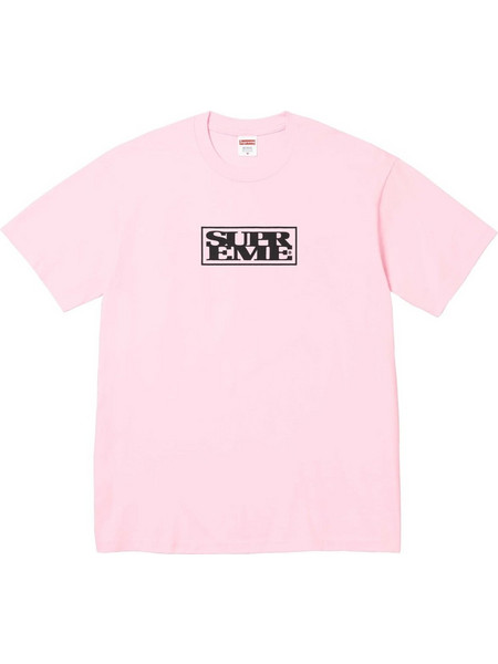 Supreme Logo Tee Pink