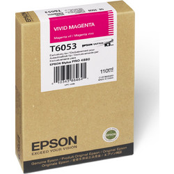 Epson T6053 Vivid Magenta Μελάνι Εκτυπωτή Inkjet C13T605300