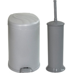Σετ Χαρτοδοχεία 6 Λίτρων Soft-Close Με Πιγκάλ Technoset 800-049-050 Γκρι