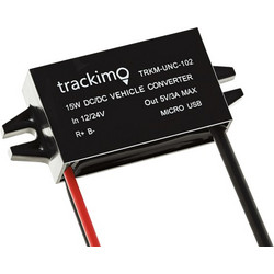 Trackimo μετατροπέας DC είσοδος 12-24V έξοδος 5V-3A με ασφαλειοθήκη