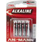 Ansmann Alkaline AAA 4τμχ Ansmann Alkaline AAA 4τμχ