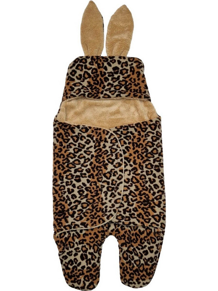 Bebecix Υπνόσακος με Πόδια Leopard Brown 0-12m R3118