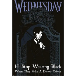 Wednesday Poster Darker than Black (61x91cm)