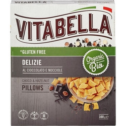 Pillow Δημητριακών Φουντούκι & Σοκολάτα Vitabella 300g BIO