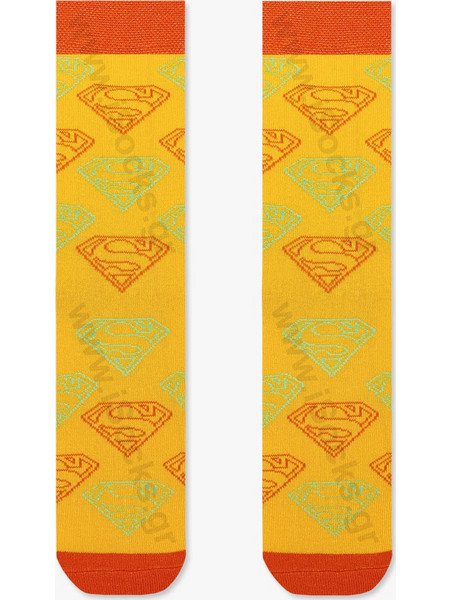 Κάλτσα Βαμβακερή με Σχέδια Superman DC