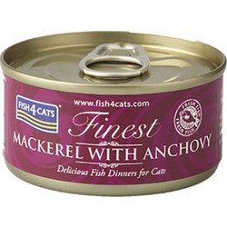 Fish4Cats Finest Adult with Mackerel & Anchovy 70gr