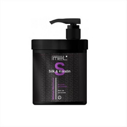 Imel Silk & Keratin Hair Μάσκα Μαλλιών Κερατίνης για Επανόρθωση για Ξηρά & Ταλαιπωρημένα Μαλλιά 1lt