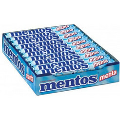 Mentos Mint Καραμέλες 37.5gr Συσκευασία 20 Τεμαχίων
