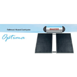Gauzer Optima Classic Ηλιακός Θερμοσίφωνας 160lt 2m² Glass Διπλής Ενέργειας