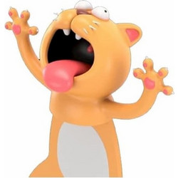 KXT DES!GN animals 3D εύκαμπτος σελιδοδείκτης γάτα