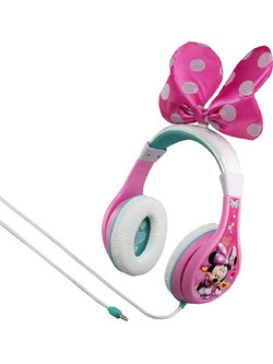 eKids Minnie Mouse Ενσύρματα Παιδικά Ακουστικά On Ear Pink White