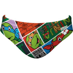 Arena Turtles Brief Αθλητικό Παιδικό Μαγιό Σλιπ για Αγόρι Πολύχρωμο 001170-100