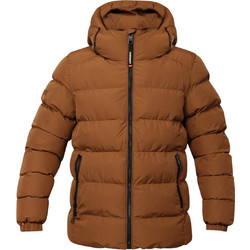 Superdry Hooded Sports Ανδρικό Μπουφάν Χειμωνιάτικο Puffer Καφέ M5011905A-8MA