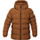 Superdry Hooded Sports Ανδρικό Μπουφάν Χειμωνιάτικο Puffer Καφέ M5011905A-8MA