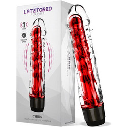 LateToBed Chris Δονητής 16.5cm Κόκκινος