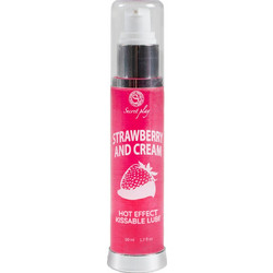 HOT Effect Kissable Strawberry Λιπαντικό Κόλπου Πρωκτού & Μασάζ 50ml
