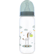 Lorelli Simple Πλαστικό Μπιμπερό με Θηλή Σιλικόνης 0m+ Mint Green 250ml