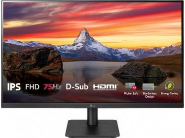 LG 24MP400-B IPS Monitor 23.8" 1920x1080 FHD 75Hz 5ms