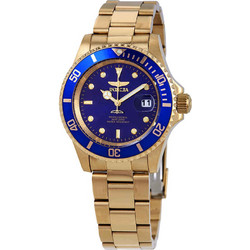 Invicta Pro Diver Ανδρικό Ρολόι με Χρυσό Μεταλλικό Μπρασελέ 26974