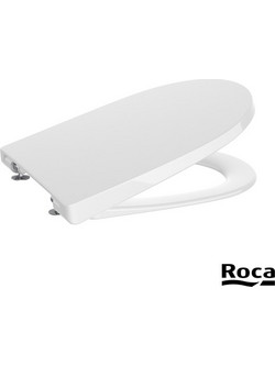 Roca Ona Compact Supralit Καπάκι Λεκάνης Οβάλ Πλαστικό Soft Close Λευκό A801E22001
