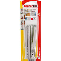 FISCHER 503781 ΣΤΗΡΙΓΜΑ ΠΛΑΙΣΙΟΥ ΜΕ ΒΙΔΑ ΣΕ BLISTER NV SXR 10 x 120 mm T K (ΣΥΣΚ. 4 ΤΕΜ.)