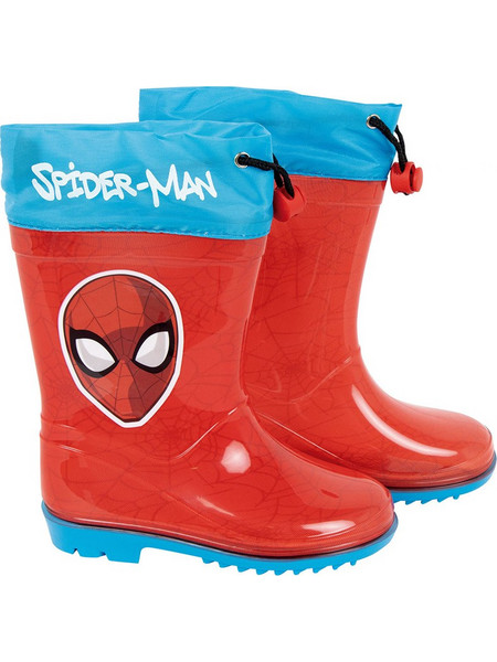 ΠΑΙΔΙΚΕΣ ΜΠΟΤΕΣ ΒΡΟΧΗΣ ΚΟΚΚΙΝΟ SPIDERMAN (SM16547)